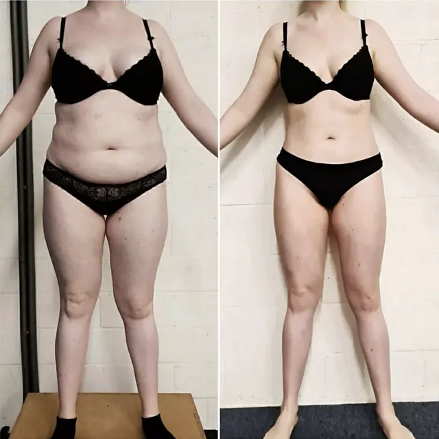 Voor-en-na van een PT-klant: −14 kg